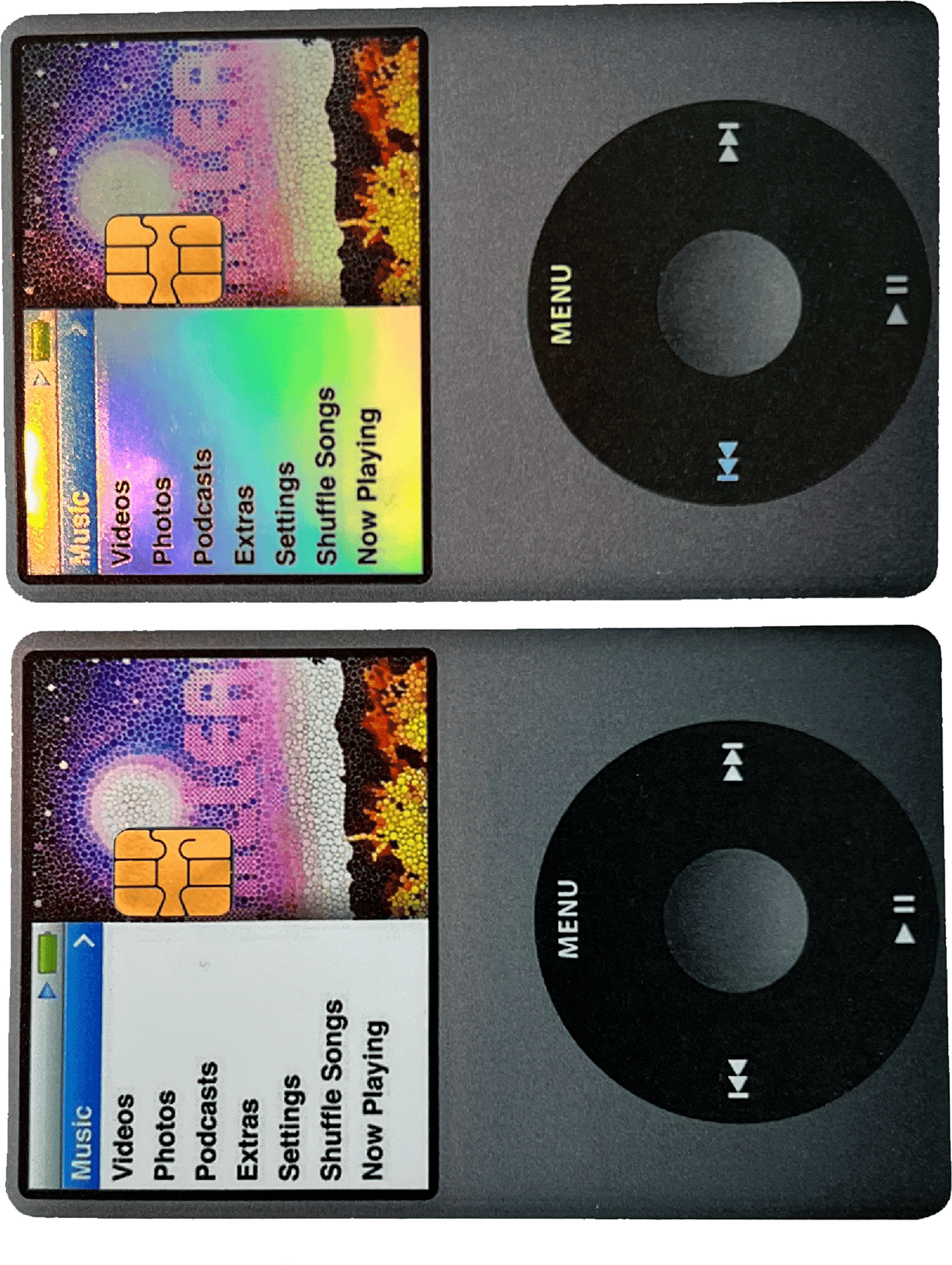 Music Player Card Skin (2pcs)