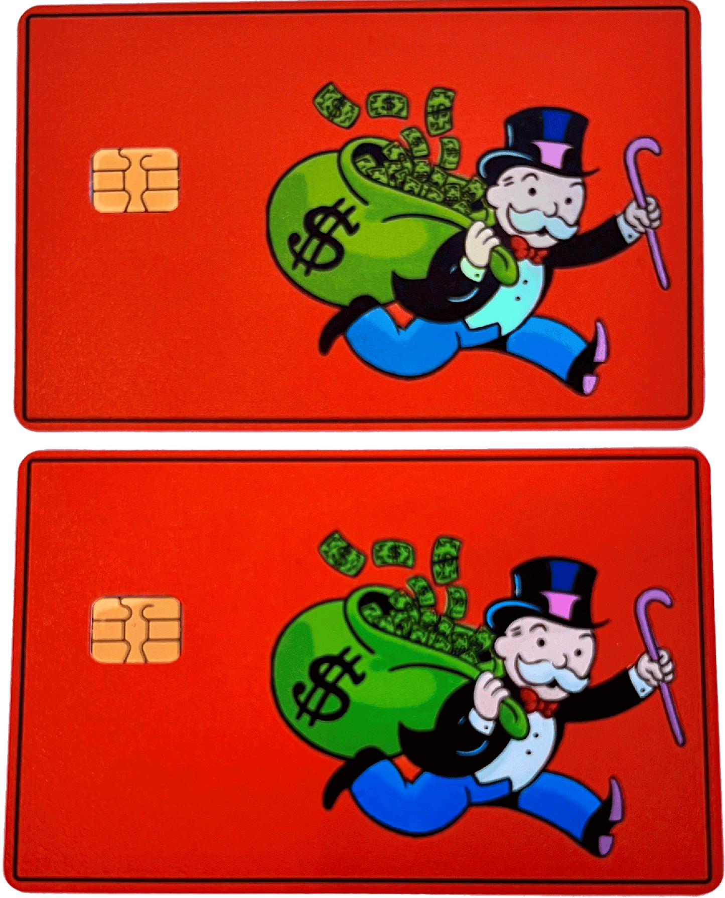 Monopoly Man Card Skin (2pcs)